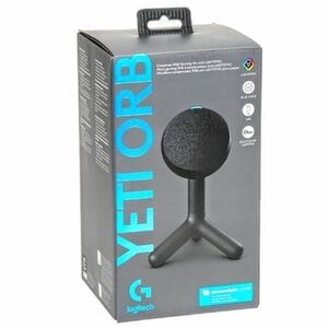 Logitech G Yeti Orb Cardioid Condenser Gaming Microphone w/ RGB Lightsync Lights